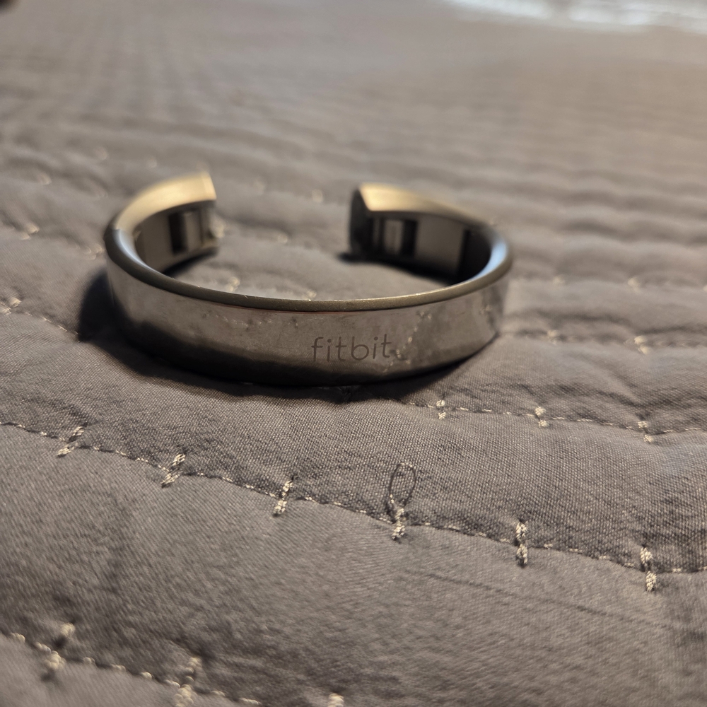Fitbit Men's Silver Cuff Bracelet